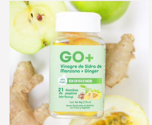 GO+ Gomitas Vinagre Manzana + Ginger