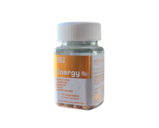 Gold Energy Men con Maracuyá, Borojó, Maca, Chontaduro, Guaraná