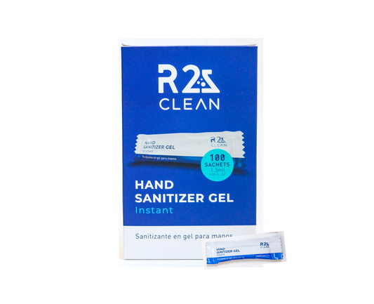 R2Clean Hand Sanitizer Gel Sachets x 1.5g x 100 sachets