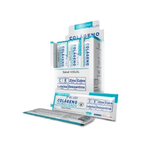 B.BLUE Colágeno con Luteína, Zeaxantina, Cobre, Zinc, Vit E,Vit C AREDS 2
