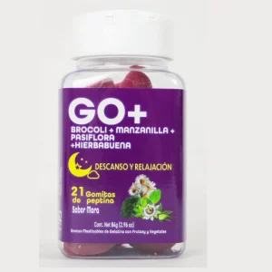 GO+ Gomitas Brocoli - Manzanilla - Pasiflora - Hierbabuena