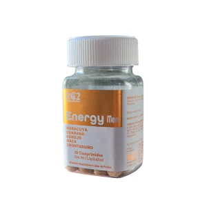 Gold Energy Men con Maracuyá, Borojó, Maca, Chontaduro, Guaraná