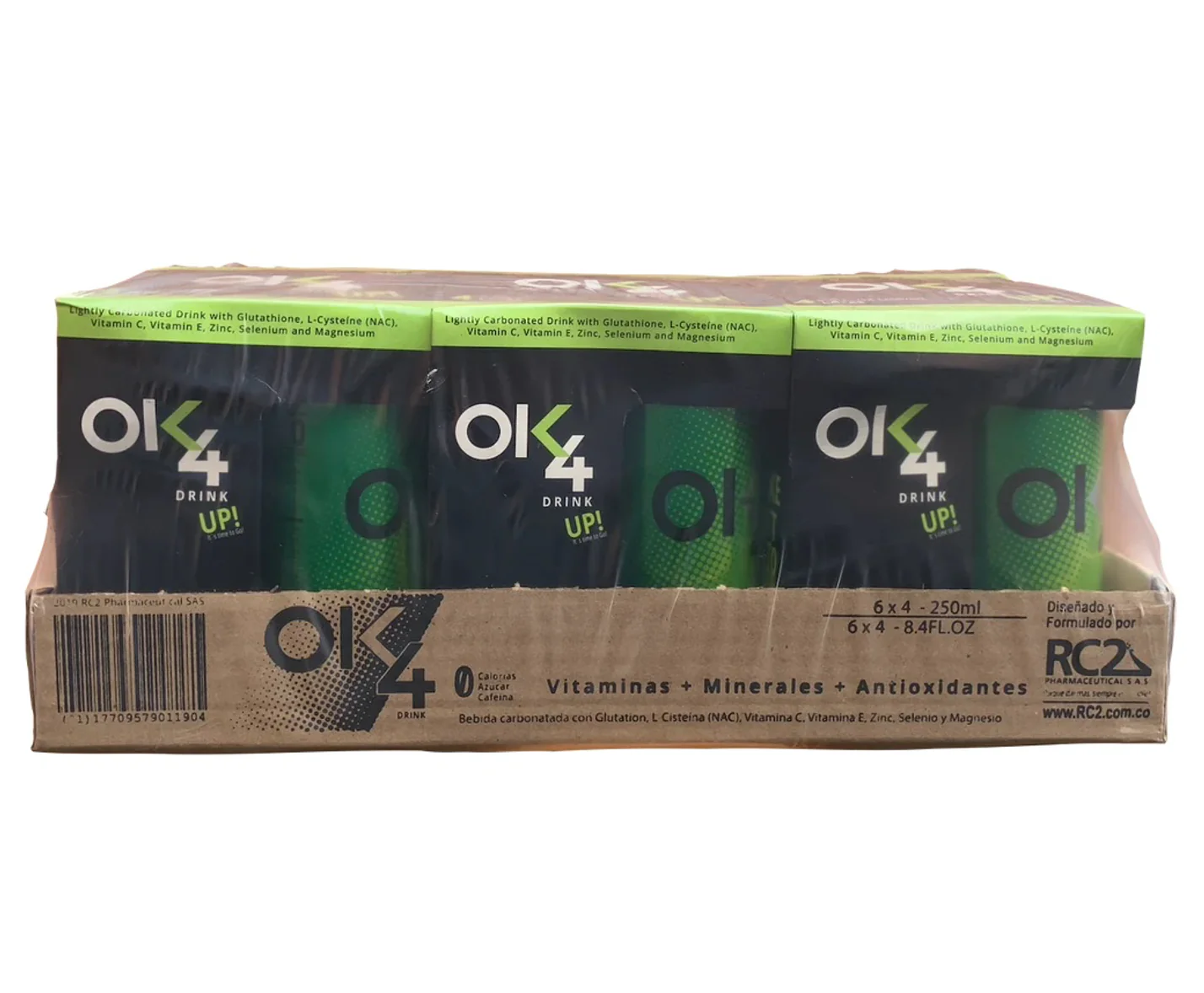 OK4Drink UP Green x 250ml Lata (24Pack)