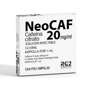 NeoCAF Cafeína Citrato 20mg/ml Ampolla
