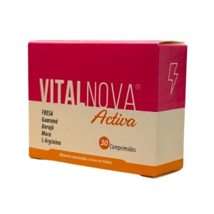 VitalNOVA ACTIVA Rose Energy FEM Fresa, Borojó, Maca, Guaraná y L-Arginina